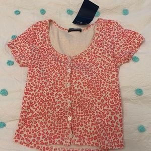 Pink cheetah zelly top